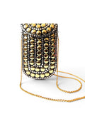 Vintage Studded Gold Bag