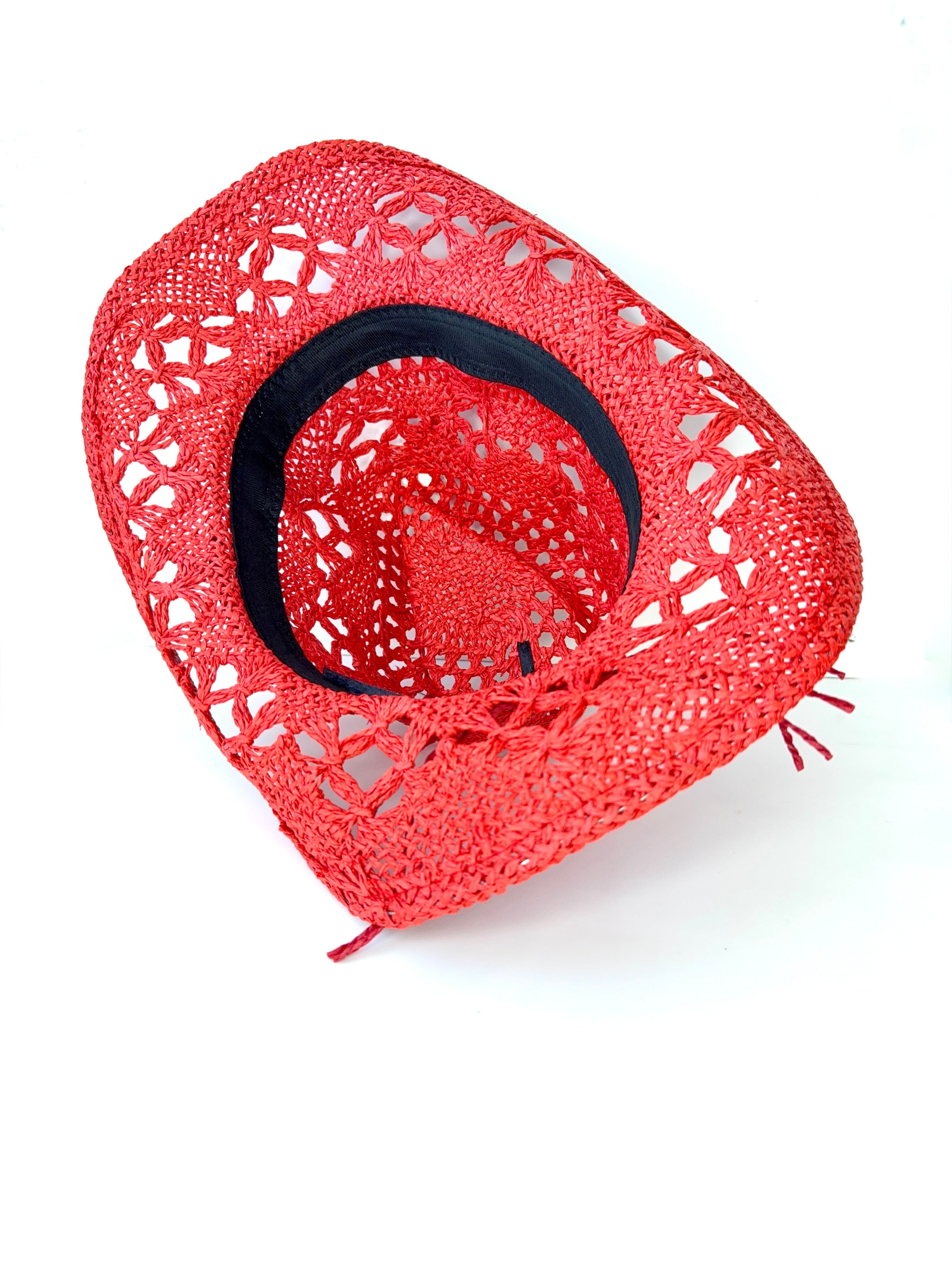 RETRO STRAW COWBOY HAT