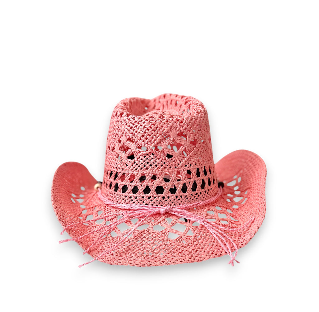 RETRO STRAW COWBOY HAT