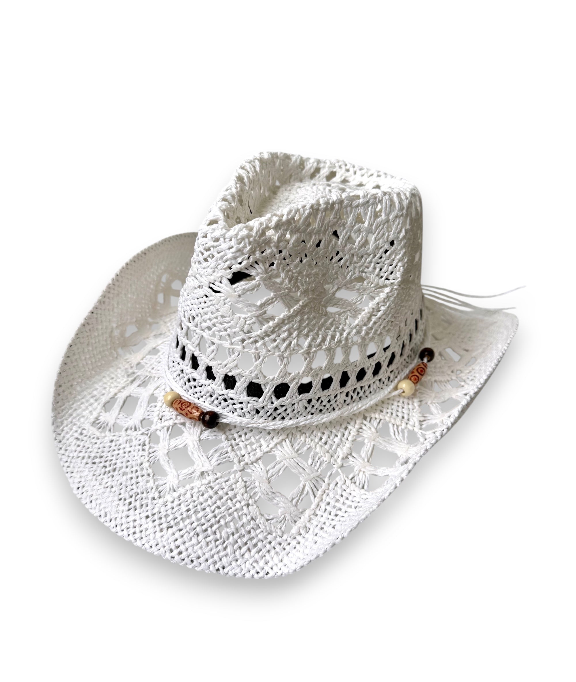 RETRO STRAW COWBOY HAT