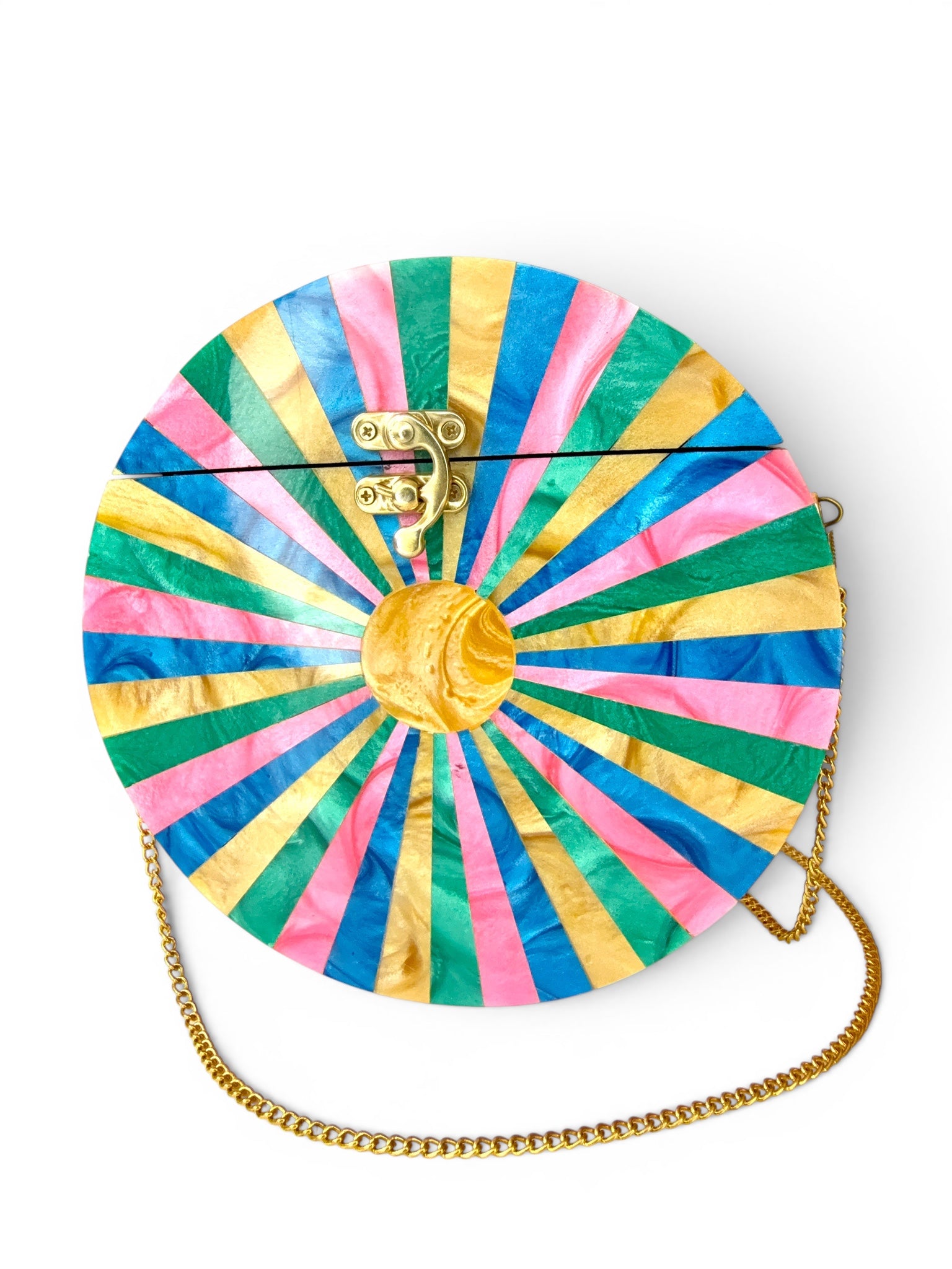 Vintage Multicolor Disc Bag