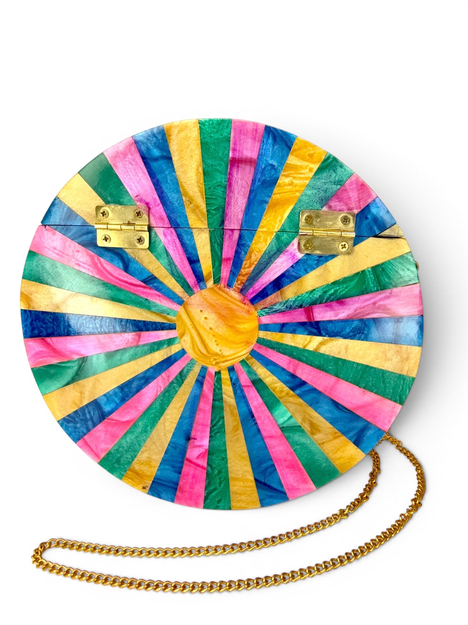 Vintage Multicolor Disc Bag