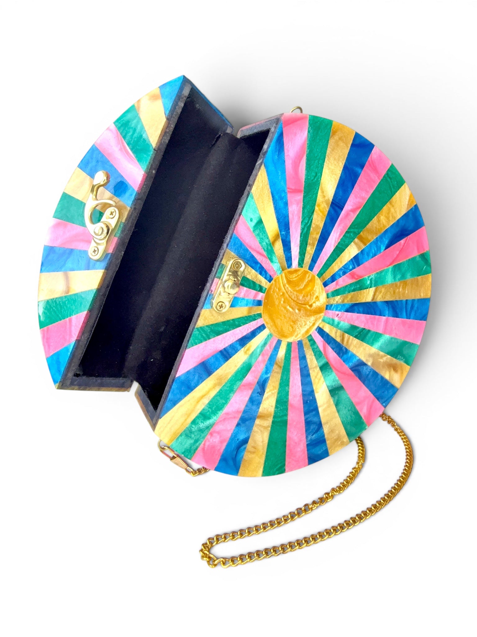 Vintage Multicolor Disc Bag