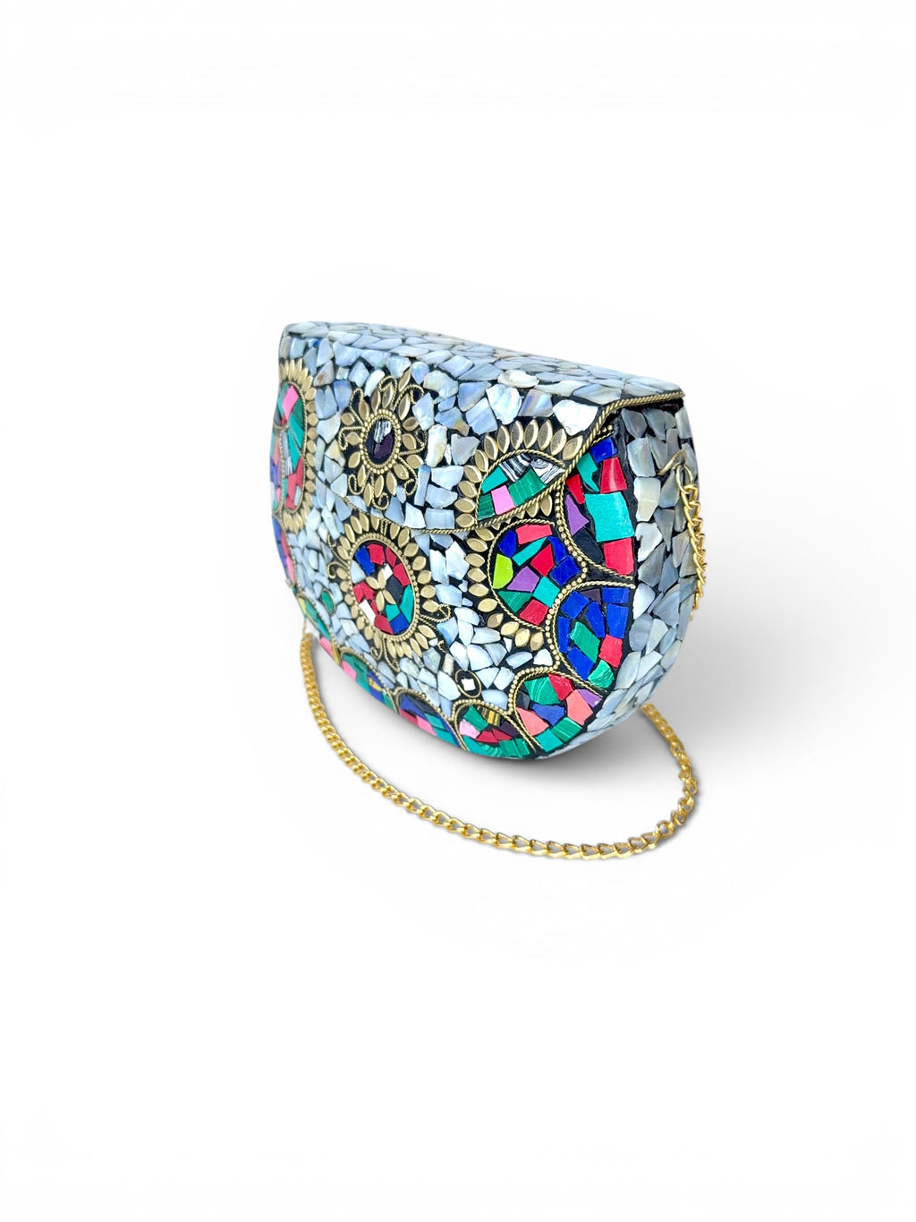 Vintage Mosaic Clutch
