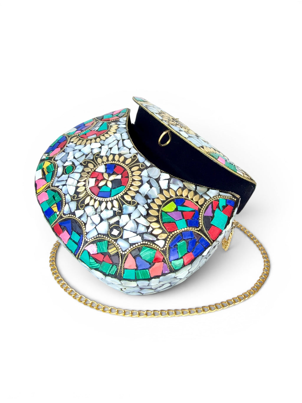 Vintage Mosaic Clutch