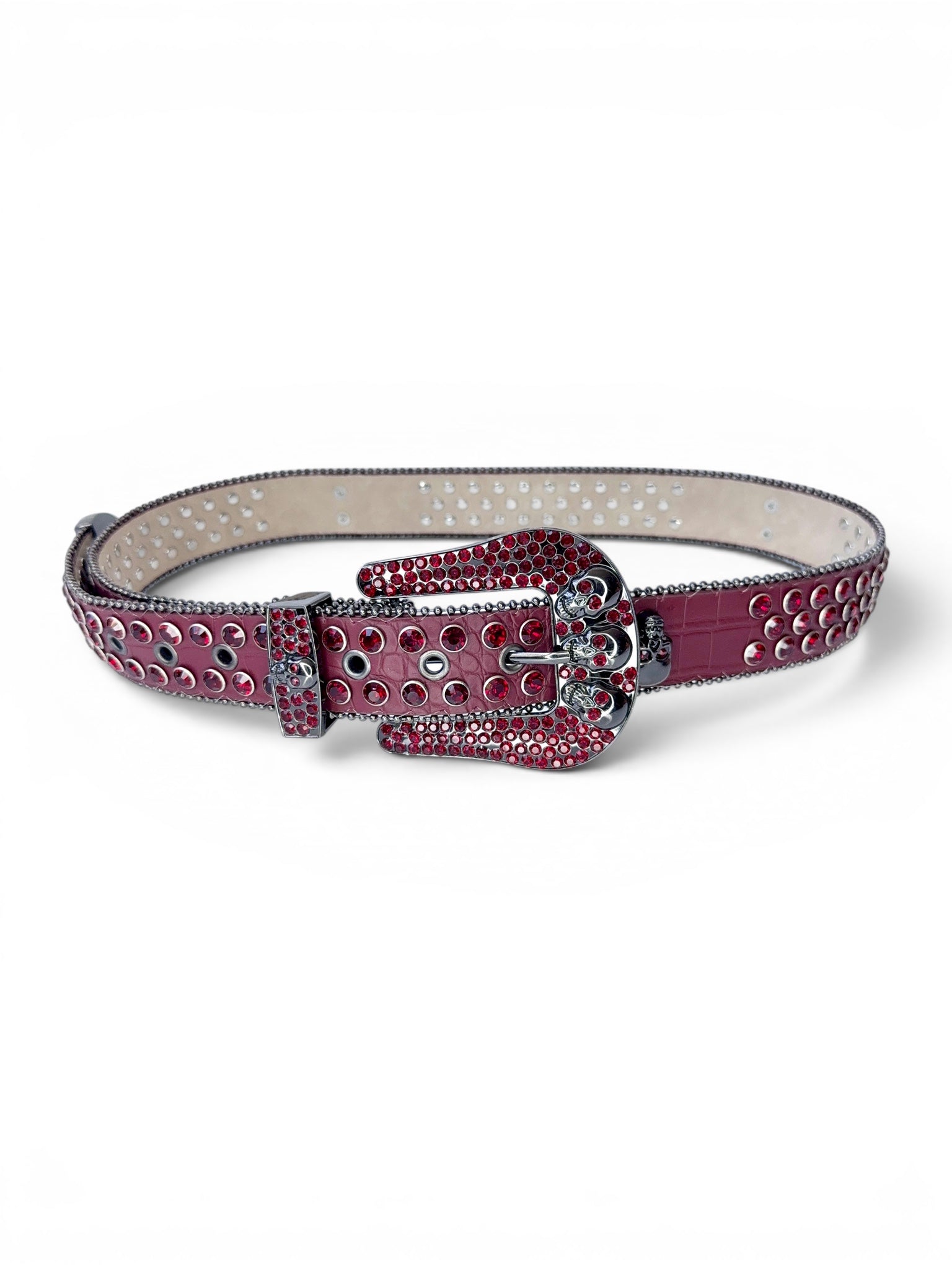 Retro Red Crystal Belt
