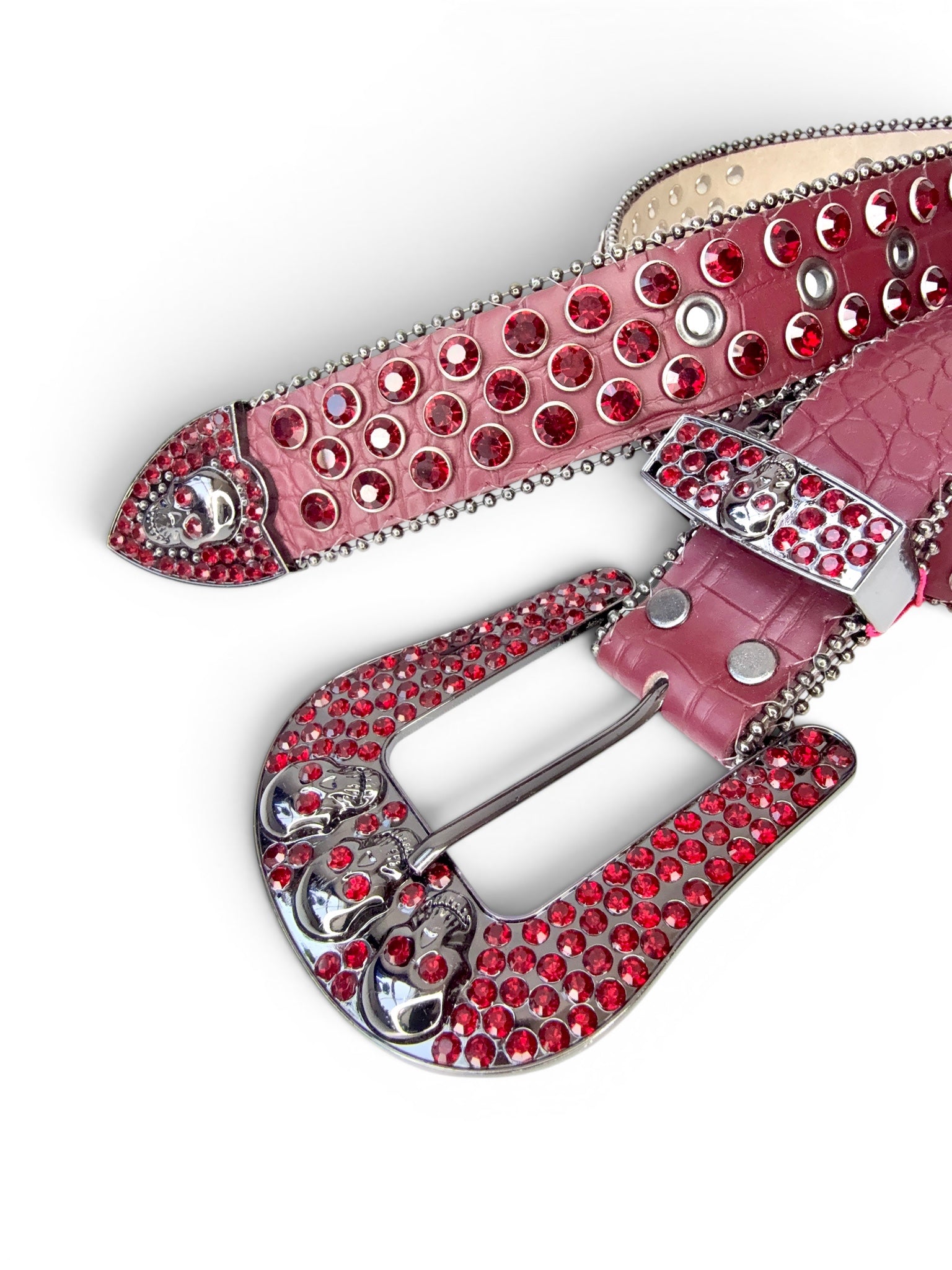 Retro Red Crystal Belt