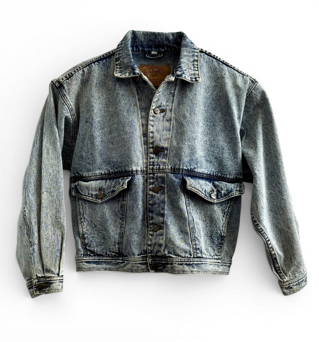 Vintage Acid Wash Denim Jacket