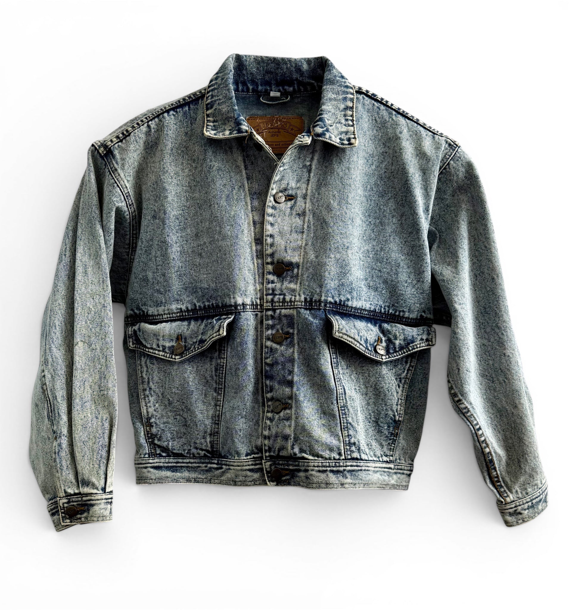 Vintage Acid Wash Denim Jacket