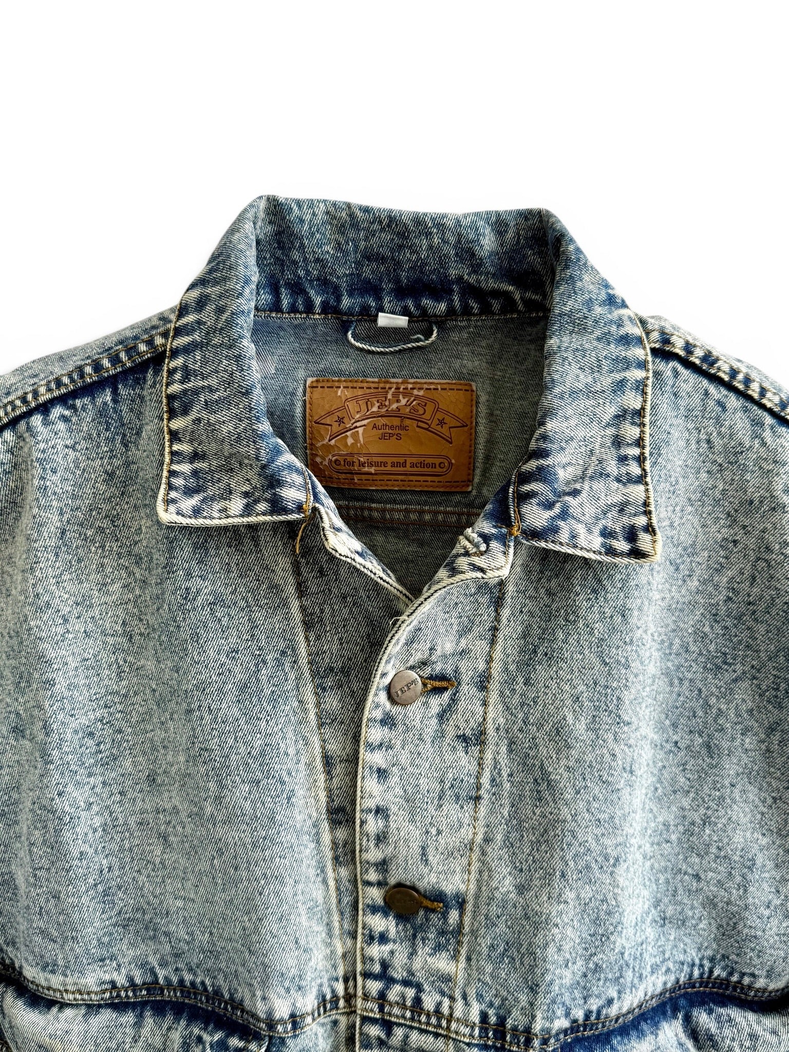 Vintage Acid Wash Denim Jacket