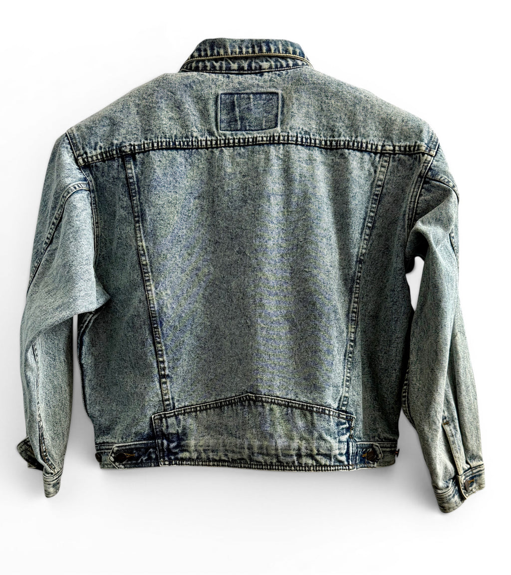 Vintage Acid Wash Denim Jacket