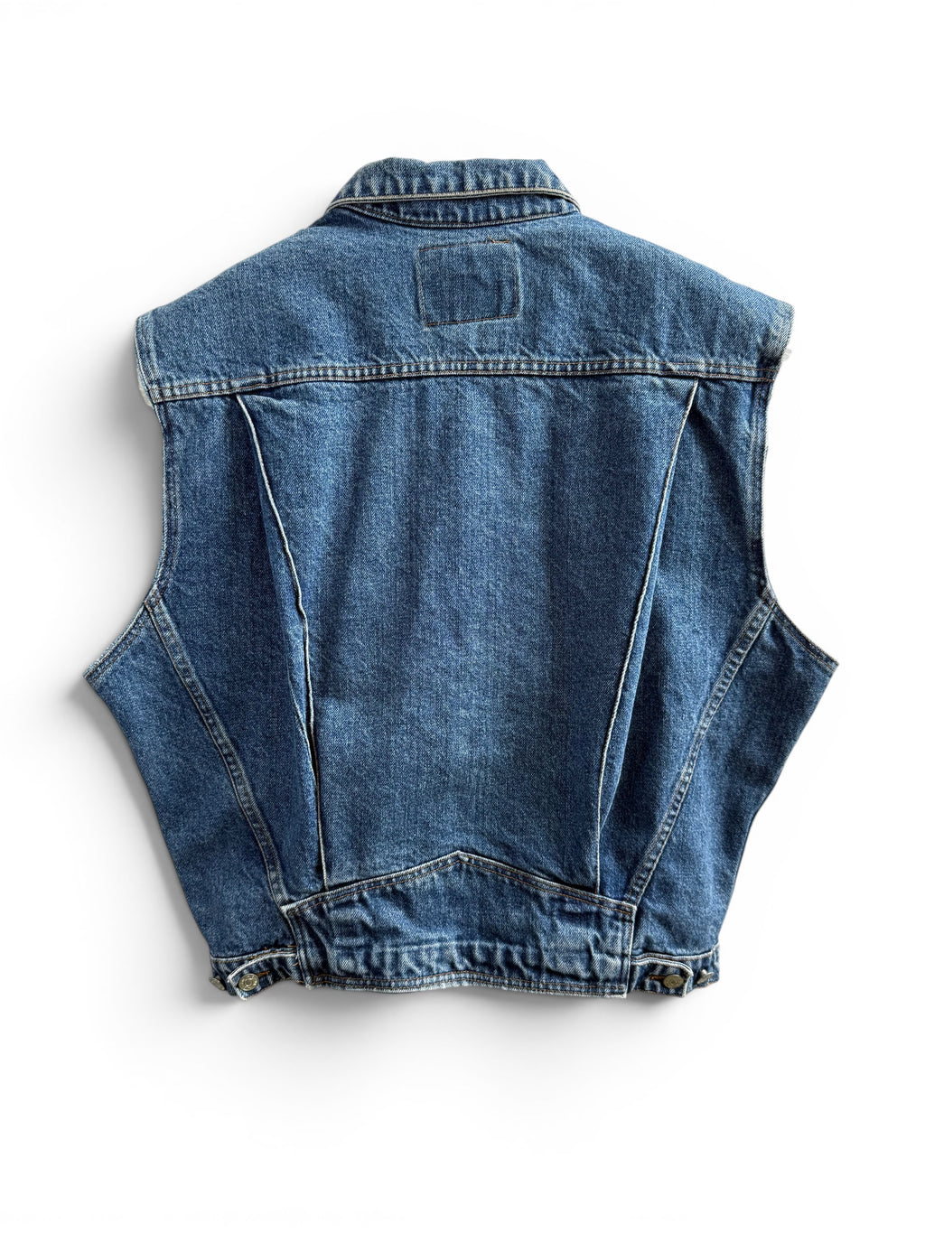 Vintage CHIPIE Blue Denim Sleeveless Vest