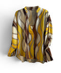 Vintage Chain Print Layering Top