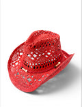 RETRO STRAW COWBOY HAT