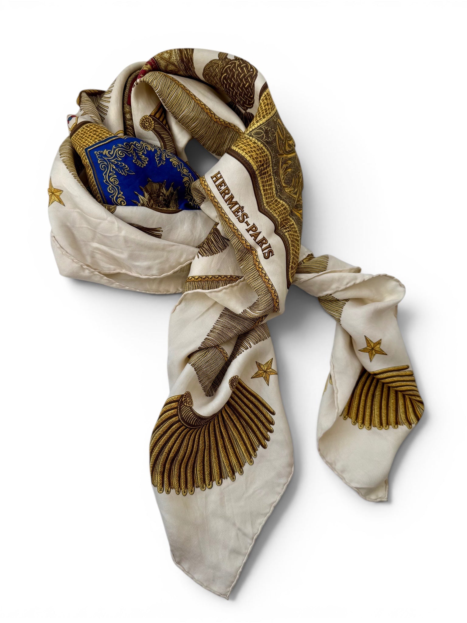 Vintage Hermès Paris “Les Cocardes” Scarf