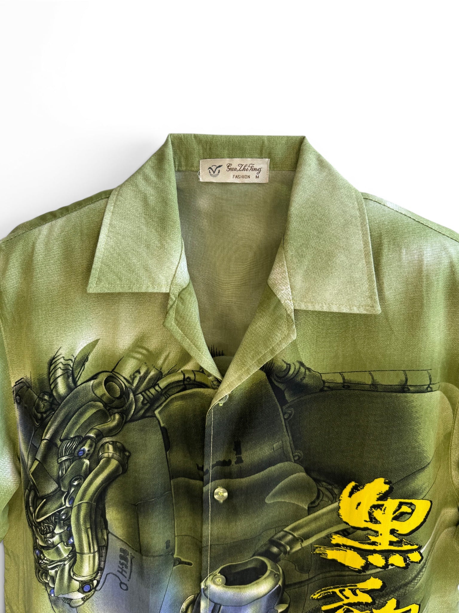 Vintage Anime Graphic Camp Shirt