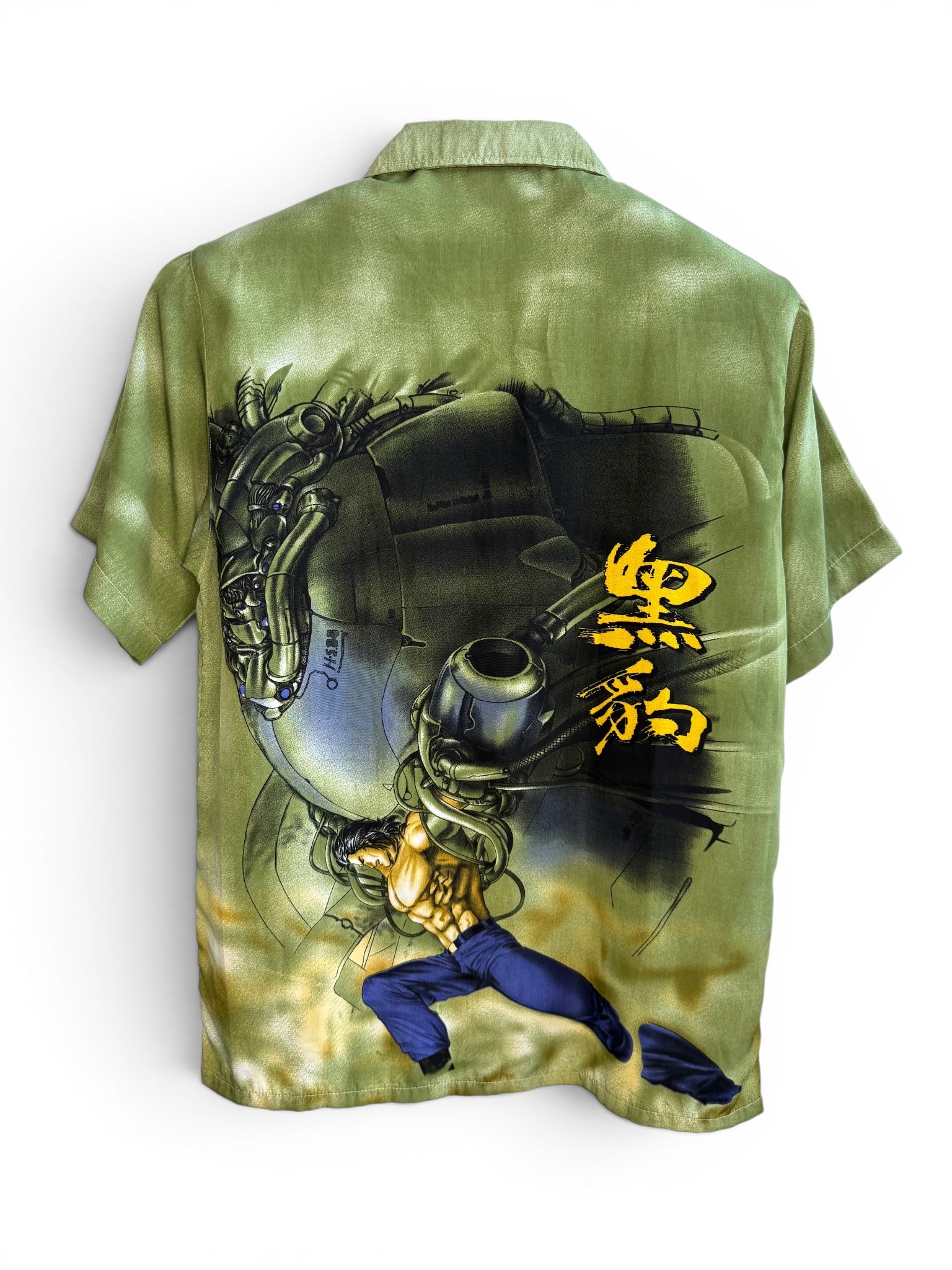 Vintage Anime Graphic Camp Shirt