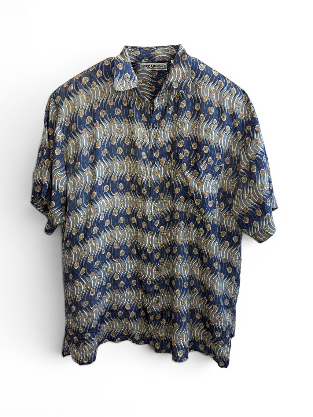 Vintage Huka-Po Silk Shirt