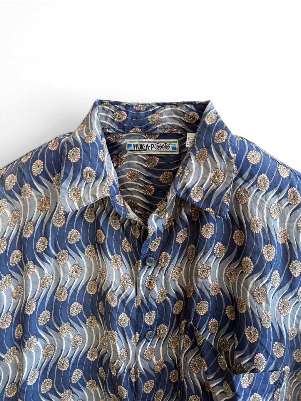 Vintage Huka-Po Silk Shirt