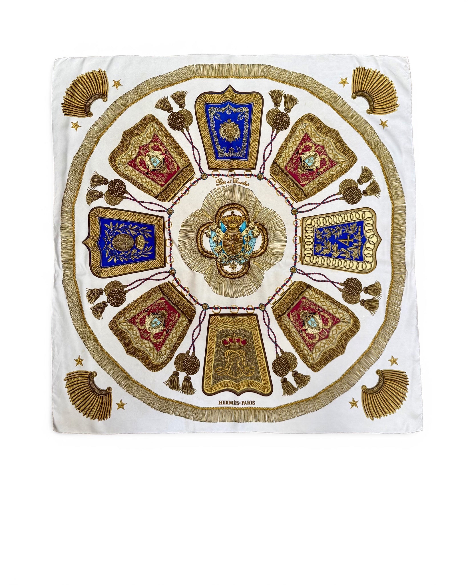 Vintage Hermès Paris “Les Cocardes” Scarf