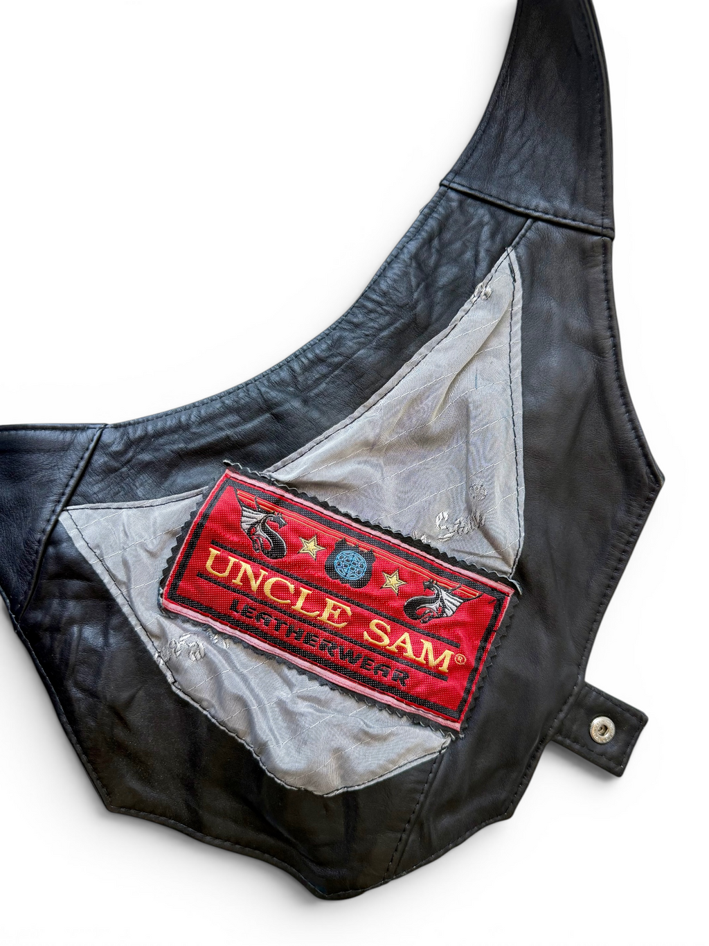 Vintage Uncle Sam Leatherwear Leather Harness Vest