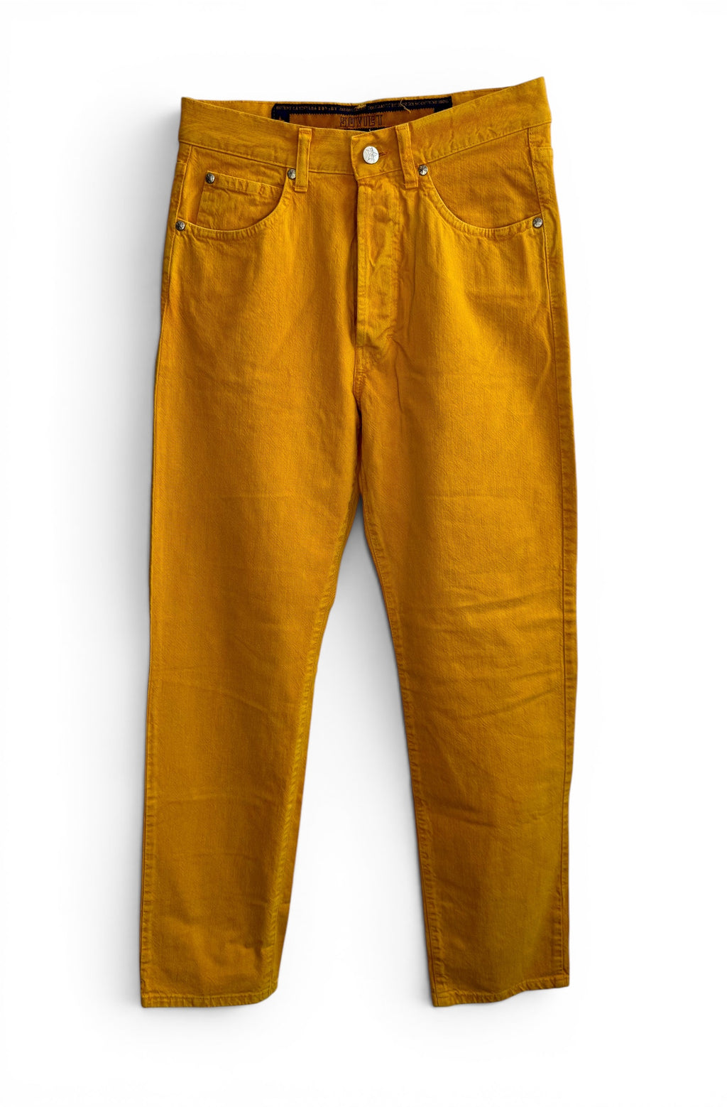 Vintage Soviet Jeans — Mustard Yellow
