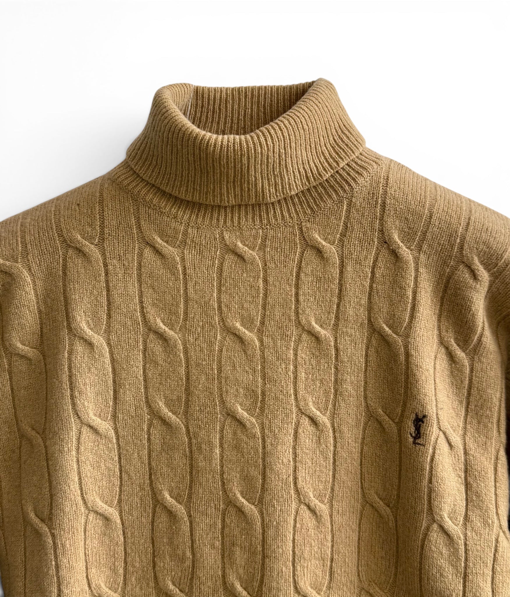 Vintage Yves Saint Laurent Knit Turtleneck Sweater