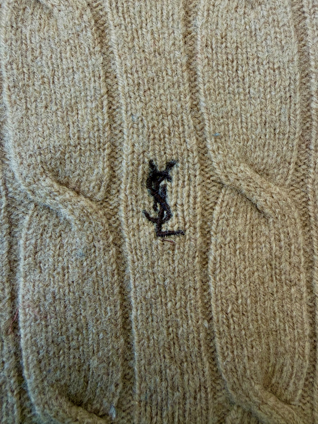 Vintage Yves Saint Laurent Knit Turtleneck Sweater