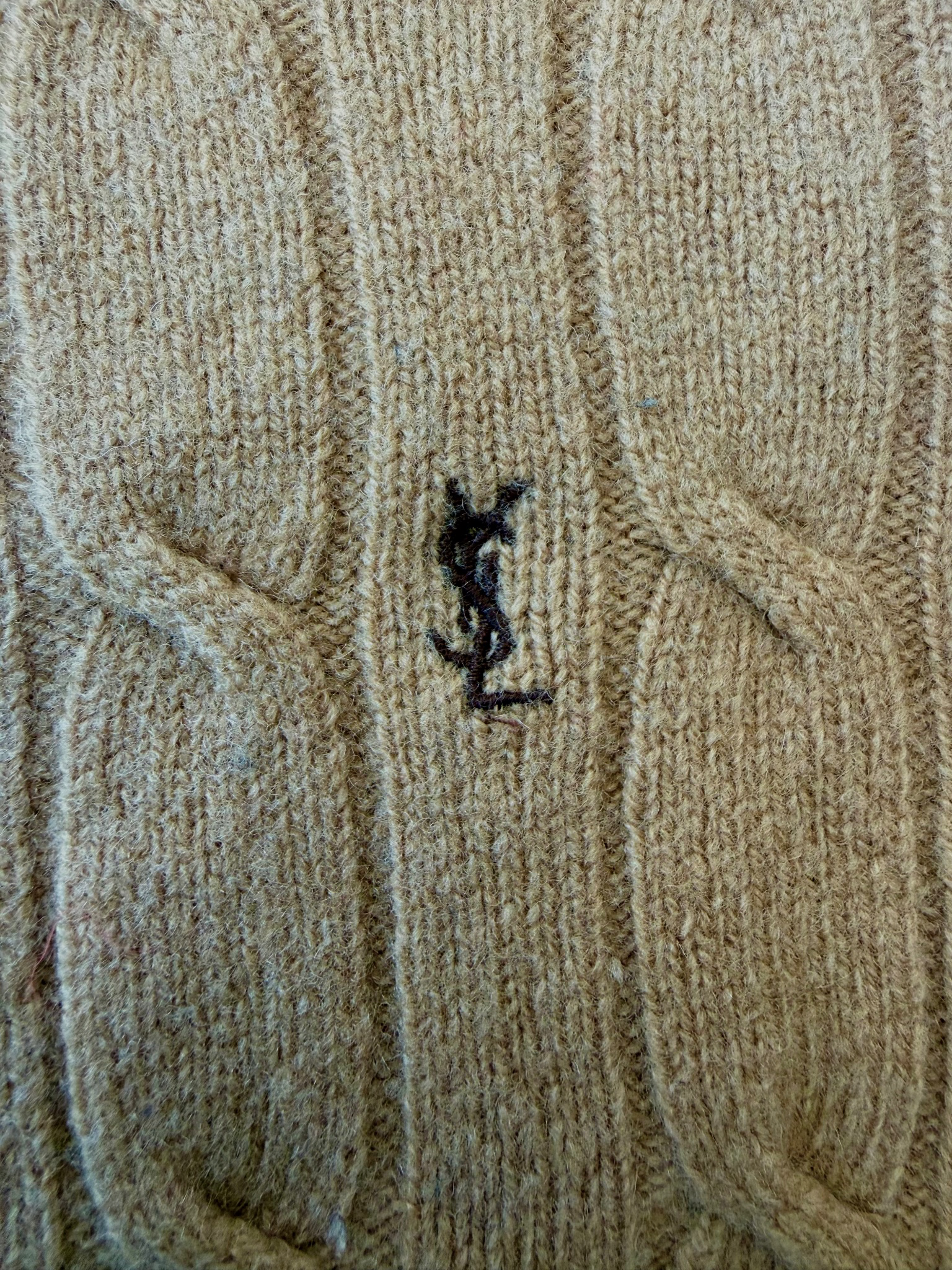 Vintage Yves Saint Laurent Knit Turtleneck Sweater