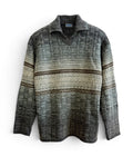 Vintage Kenzo Grey Pattern Knit Sweater