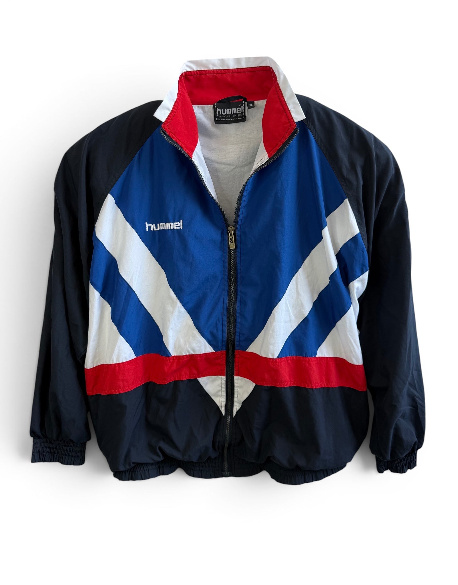 Vintage Hummel Colourblock Windbreaker Jacket
