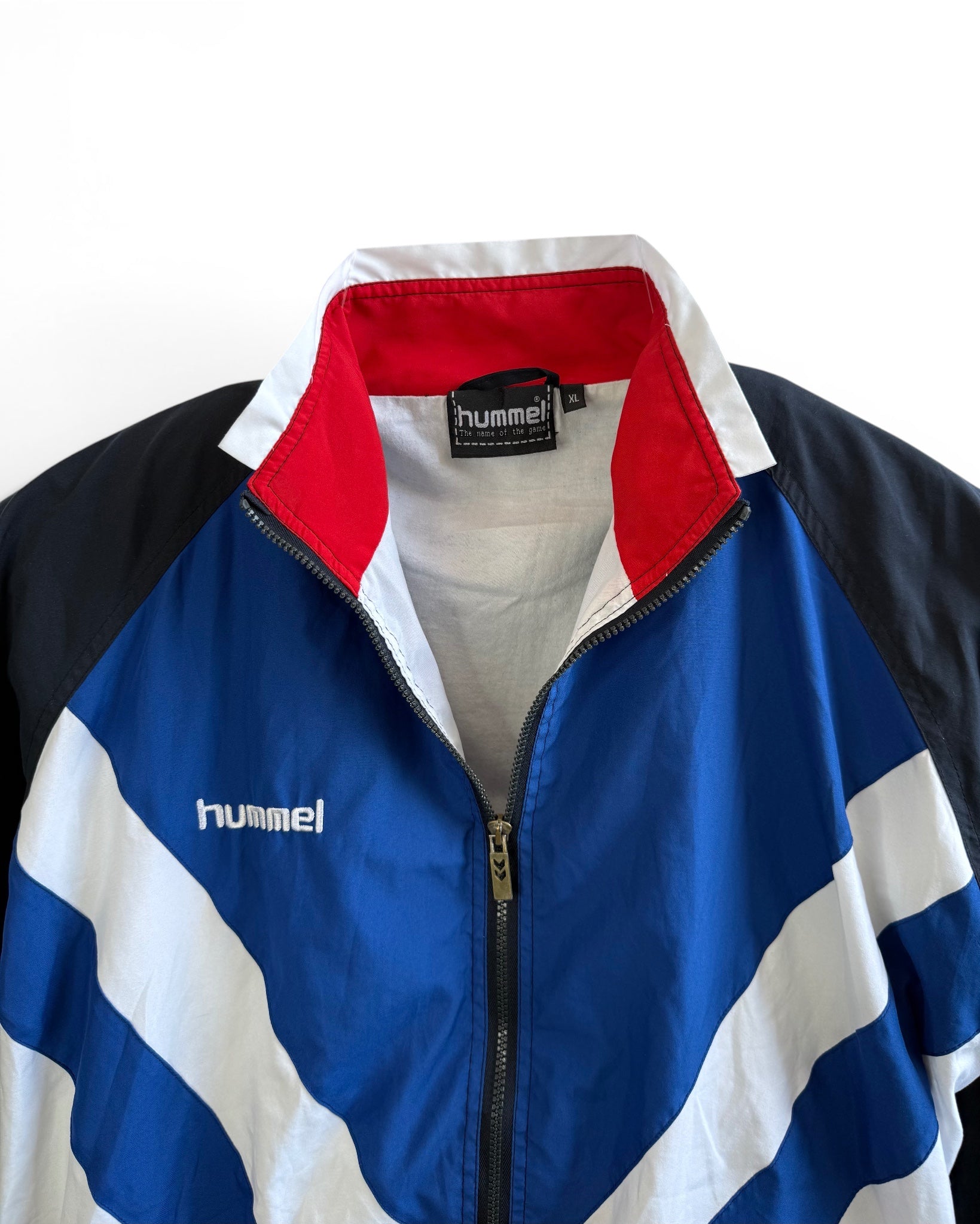 Vintage Hummel Colourblock Windbreaker Jacket