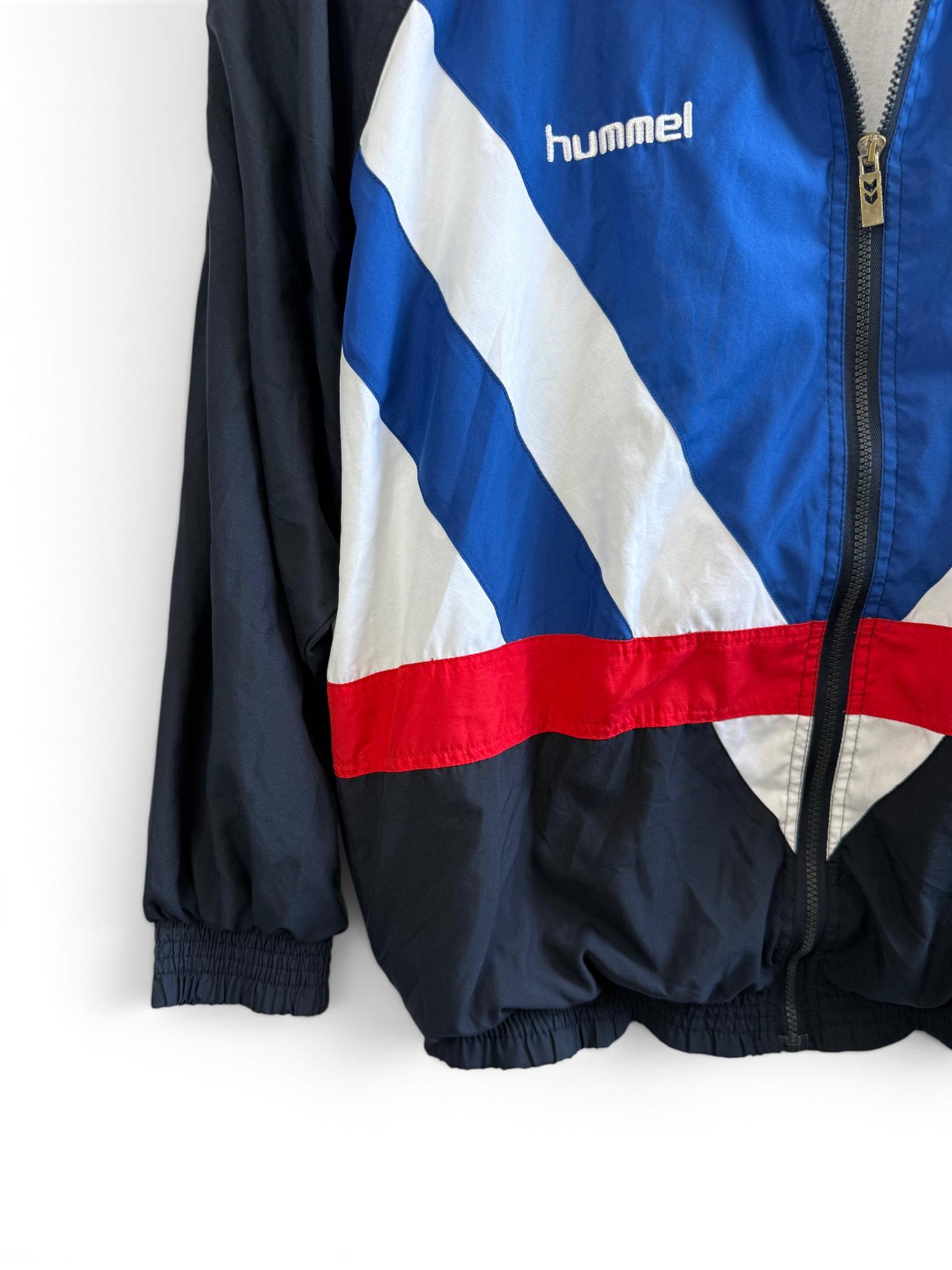 Vintage Hummel Colourblock Windbreaker Jacket