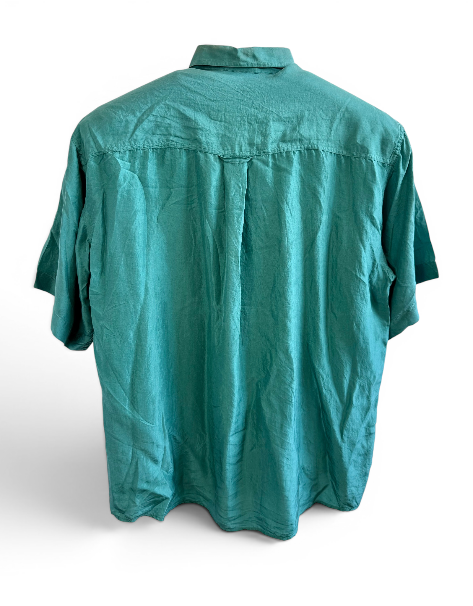 Barone Rosso 100% Silk Short Sleeve Shirt
