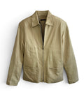 Vintage Gian Mori Leather Zip Jacket
