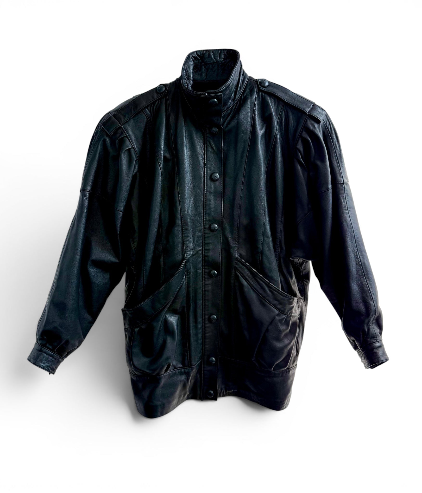Vintage Batwing Leather Jacket