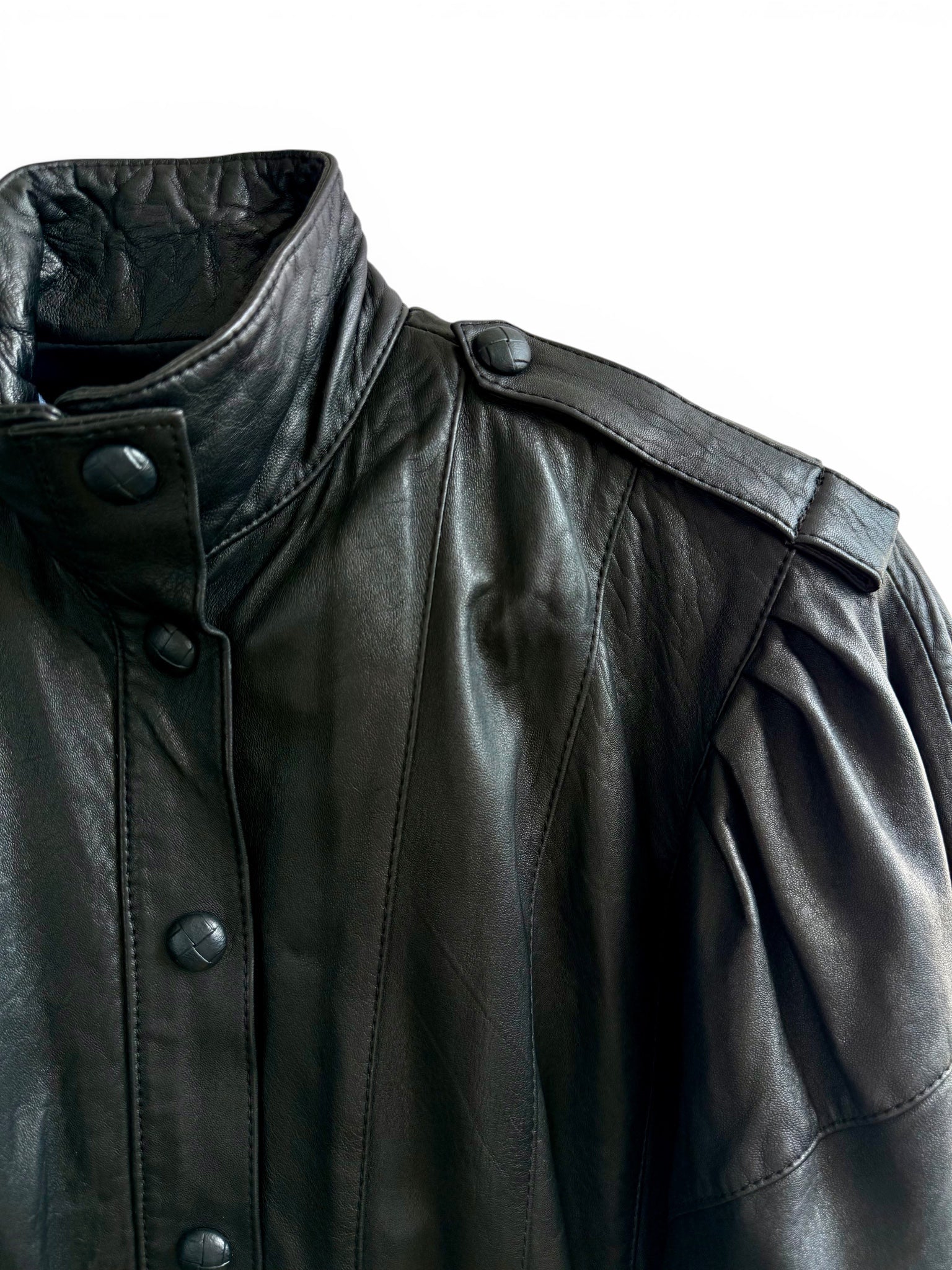 Vintage Batwing Leather Jacket