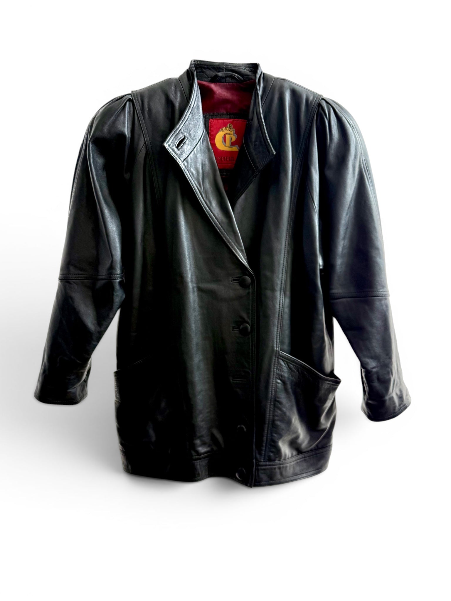 Vintage Oversized Leather Jacket