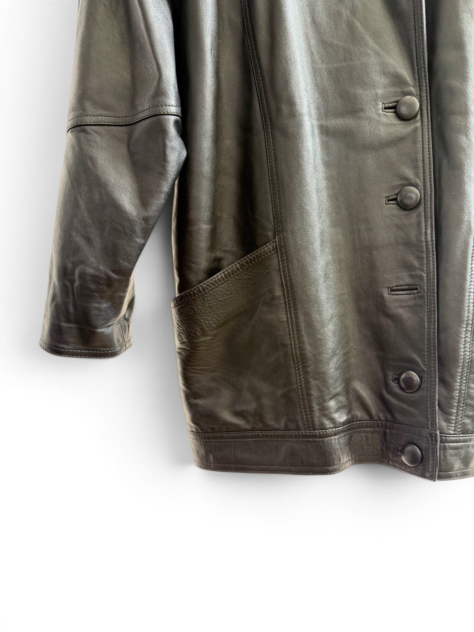 Vintage Oversized Leather Jacket