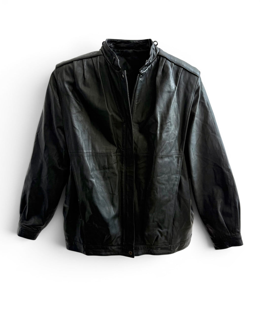 Vintage Leather Moto Jacket
