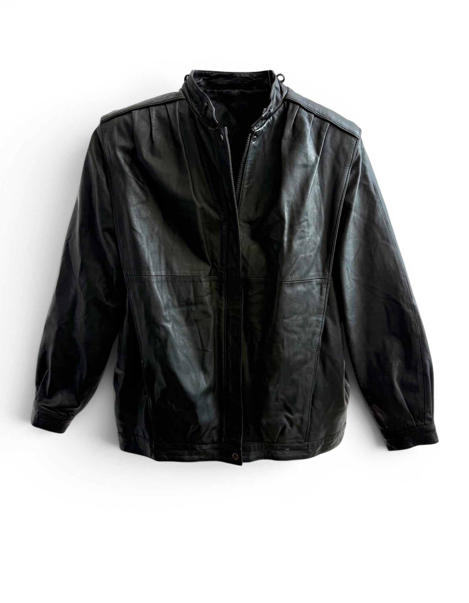 Vintage Leather Moto Jacket