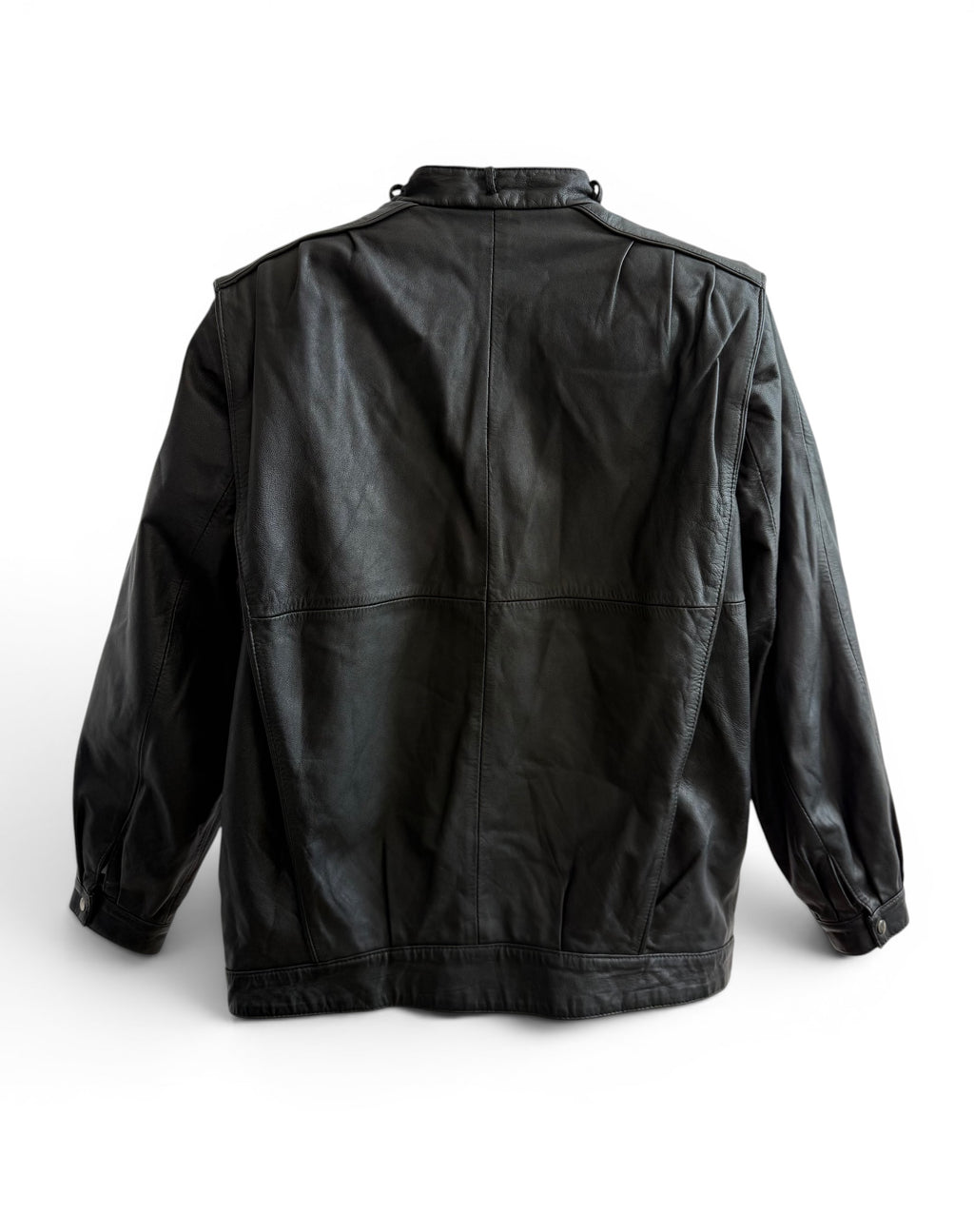 Vintage Leather Moto Jacket