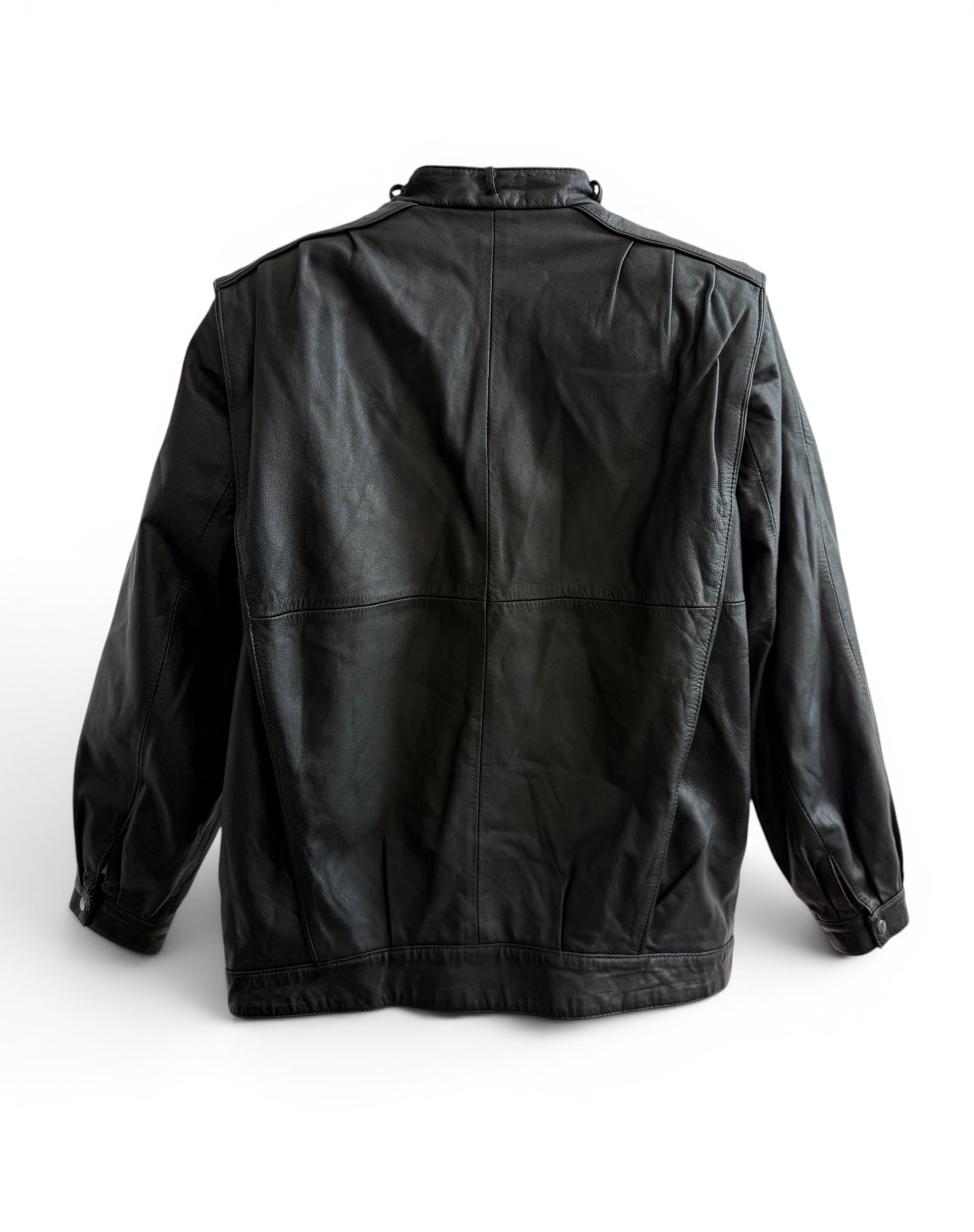 Vintage Leather Moto Jacket