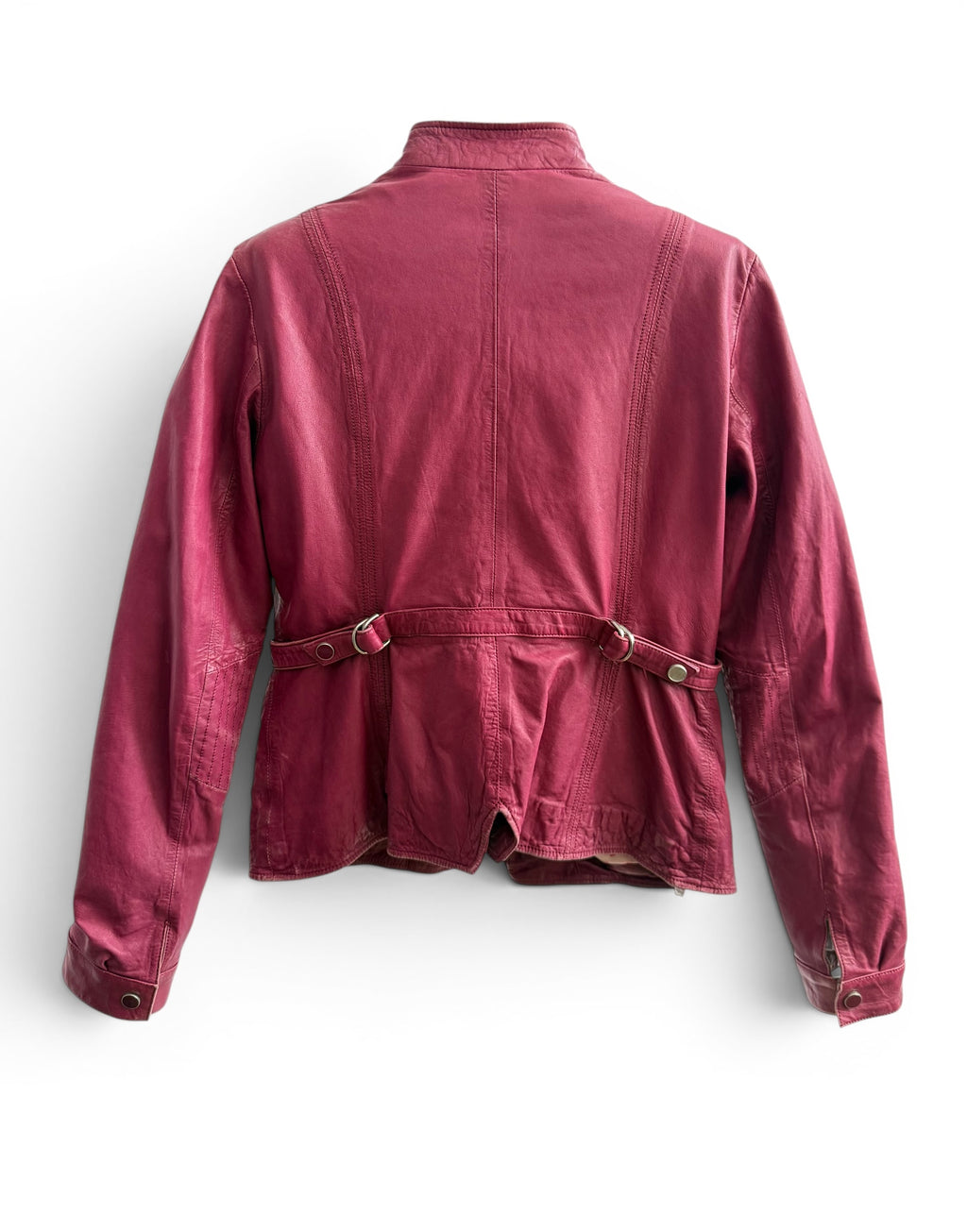 Vintage Leather Moto Jacket