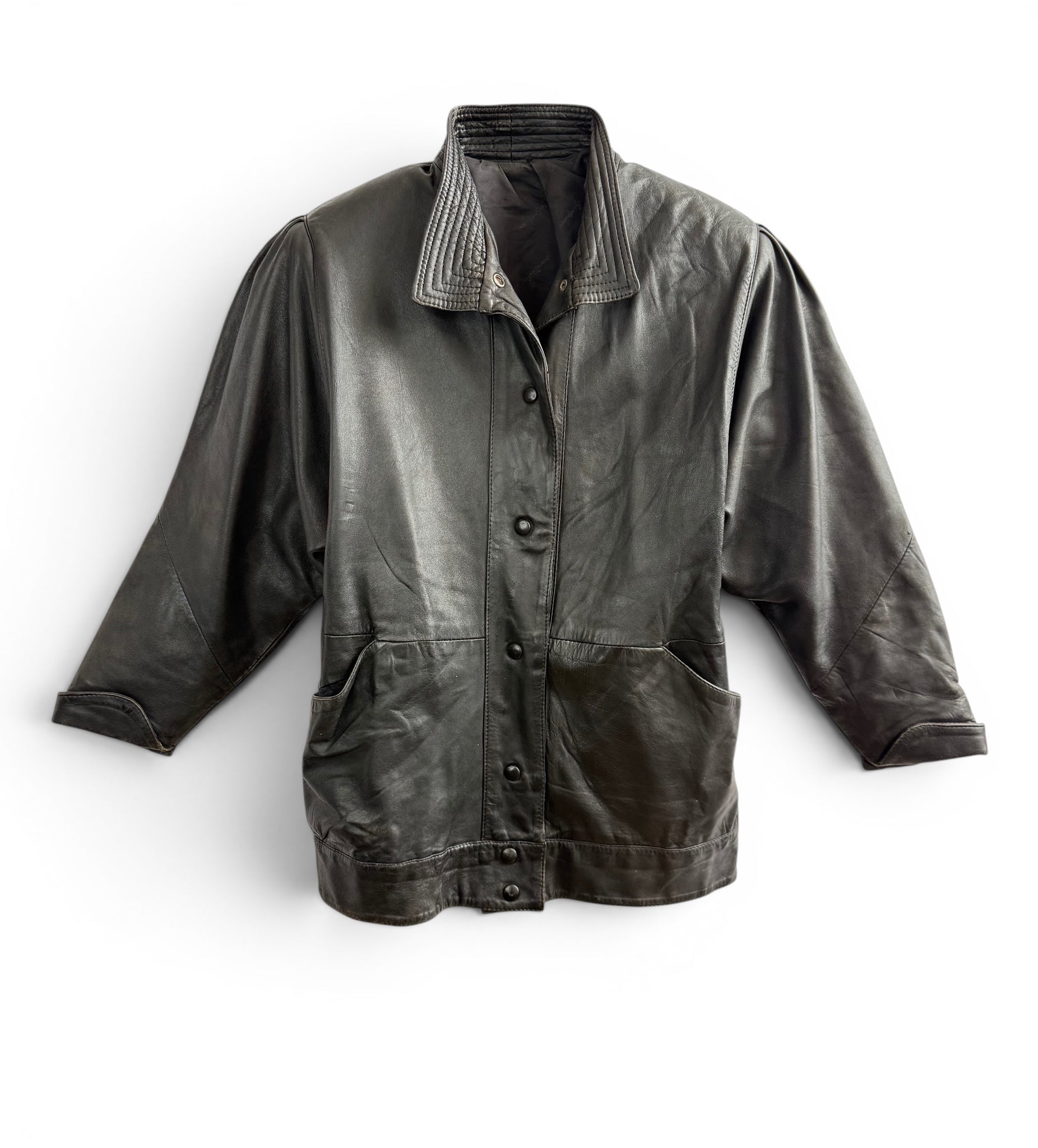 Vintage Oversized Leather Jacket