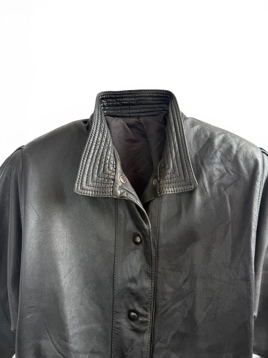 Vintage Oversized Leather Jacket