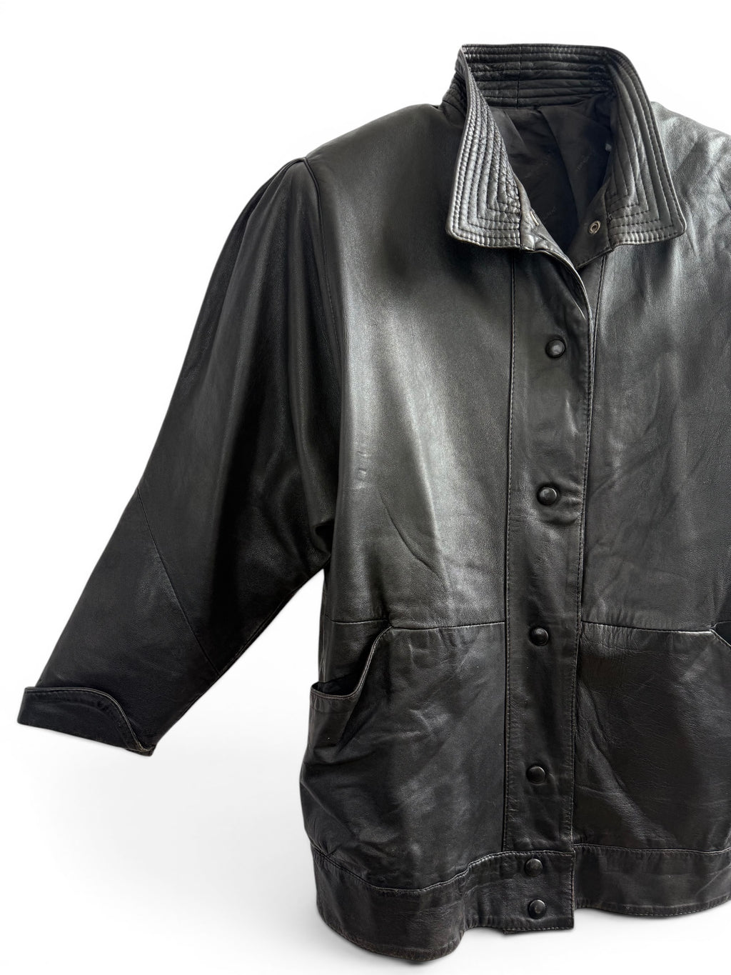Vintage Oversized Leather Jacket