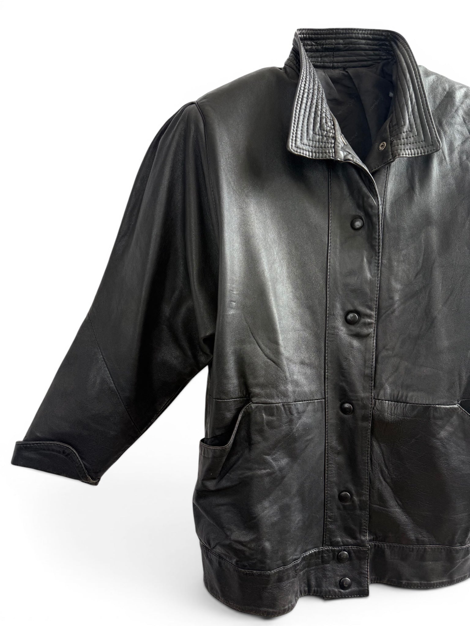 Vintage Oversized Leather Jacket