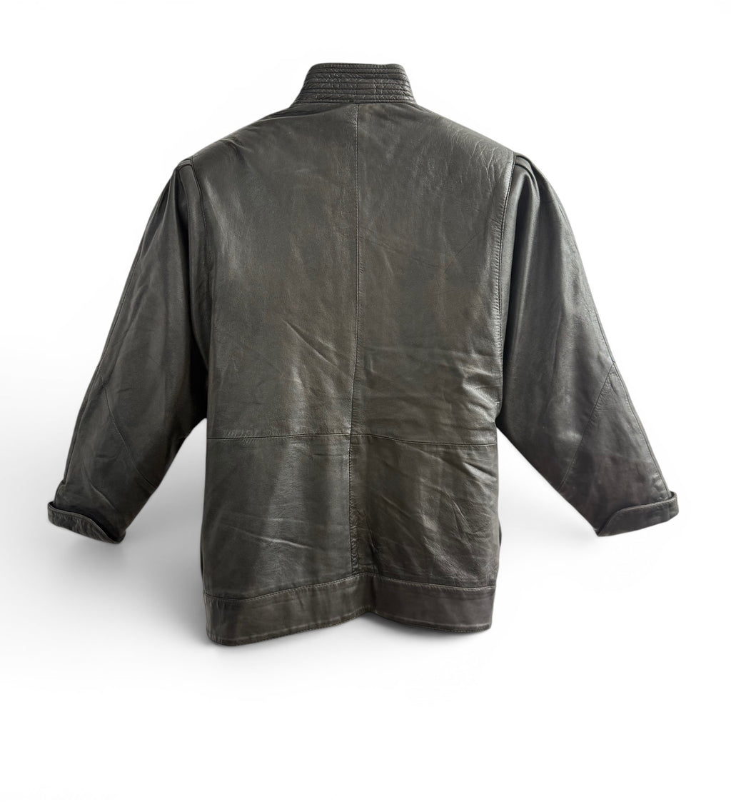 Vintage Oversized Leather Jacket