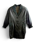 Vintage Leather Ombré Coat